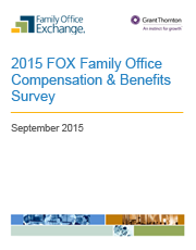 2015 FOX Family Office Compensation & Benefits Report 