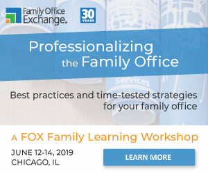 2019 Family Office Workshop